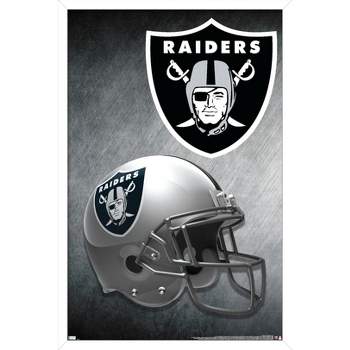 Trends International NFL Las Vegas Raiders – End Zone 20 Wall Poster,  22.375 x 34, Black Framed Version