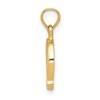 Black Bow Jewelry 14k Yellow Gold Horse Shoe Pendant, 9mm - 2 of 4