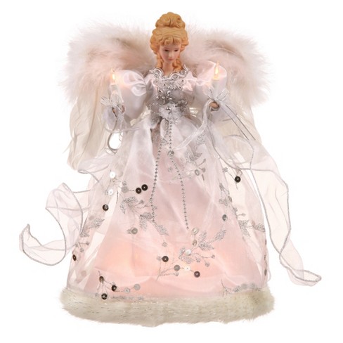 Mr. Christmas 12 Fiber Optic Angel Tree Topper - White - 21770926