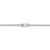 Black Bow Jewelry 1.5mm Sterling Silver Diamond Cut Solid Round Spiga Chain Bracelet - image 3 of 4