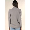 Women's Knit Faux Wrap Pullover Sweater - LOVESTITCH - 2 of 3