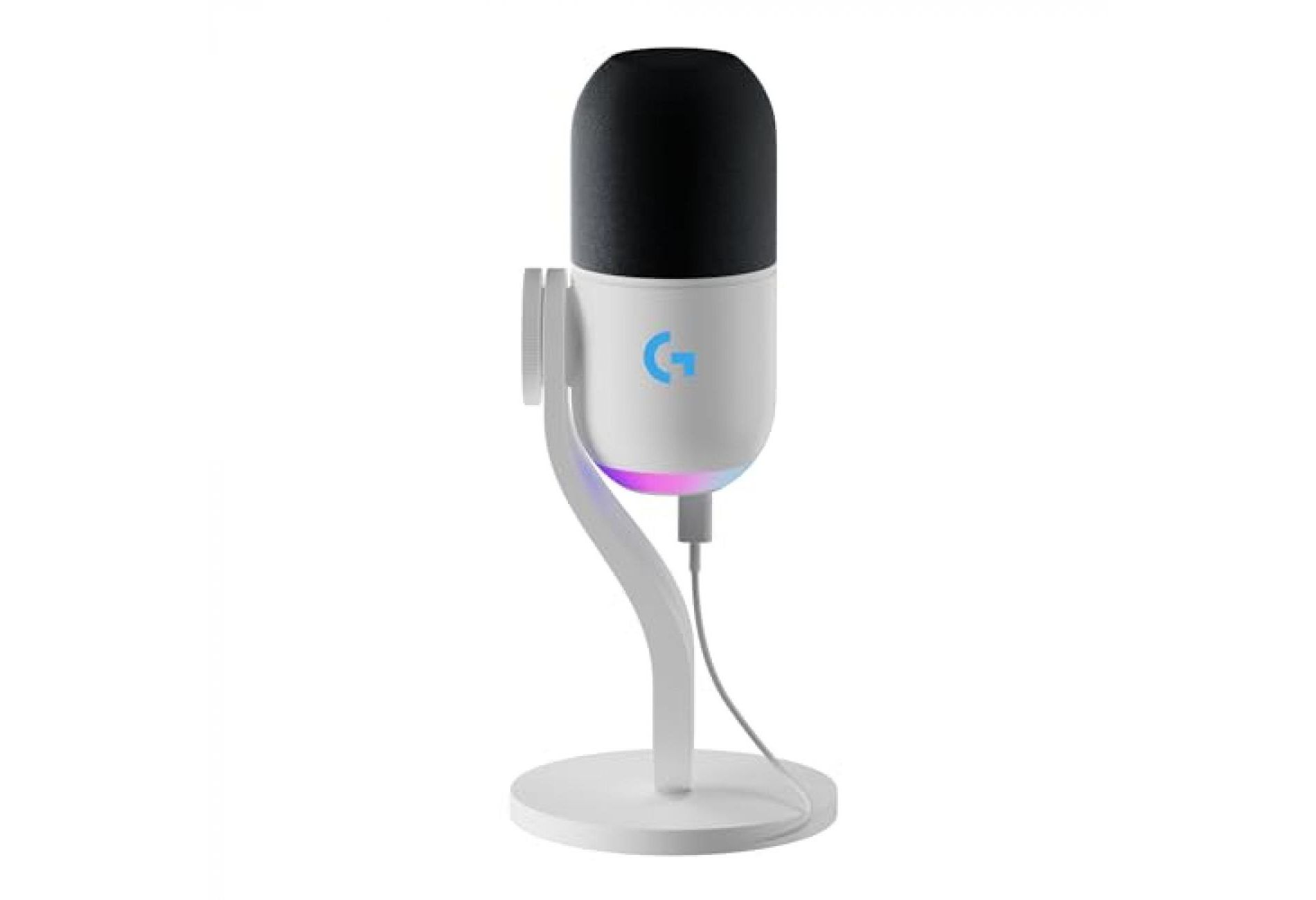 Logitech Yeti GX Dynamic Microphone Off White - Super-cardioid - 50 Hz to 18 kHz - LIGHTSYNC RGB - Desktop - USB Type C