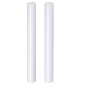 Unique Bargains DIY Crafts Acrylic Round Tube Non-Stick Durable Smooth Clay Roller 2 Pcs - 1 of 4