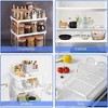 LunaLulinlk 4-Pack Stackable Plastic Kitchen Shelf Foldable Rack Kitchen Cabinet Organizer and Storage for Counter Pantry - 3 of 4