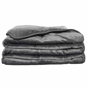 Machine Washable Faux Mink Weighted Blanket - PUR & CALM - 1 of 4