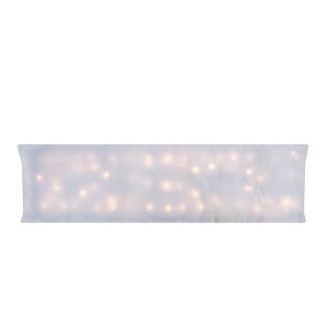 Northlight 42" LED Lighted Battery Operated Christmas Snow Blanket - Warm White Lights - 1 of 3