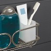 Basket - Zenna Home: Rustproof Stainless Steel Shower Organizer with Adhesive Strips & Suction Cups, 10" Width - 3 of 4