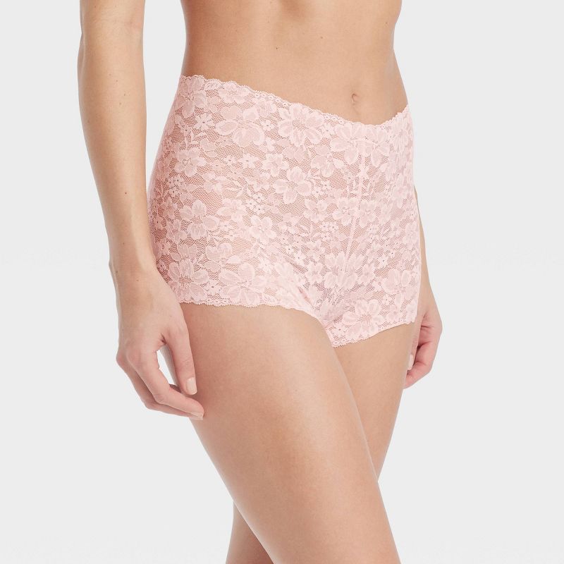 Women's Allover Lace Boy Shorts - Auden™, 1 of 8