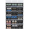 36-Grid Deformable DIY Cube Shoe Cabinet (N001, 1 Set) – 3 Rows,12 Layers (4030cm/12232*180cm), Plastic w/Plastic Steel Wire - 3 of 4