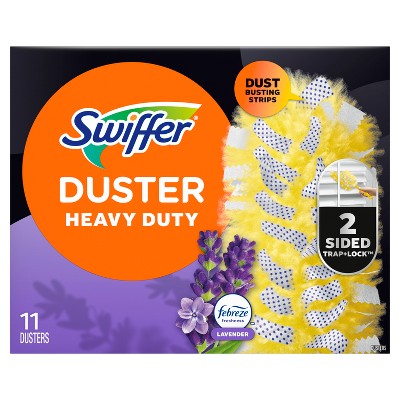Swiffer Lavender Dusters Multi-Surface Heavy Duty Refills - 11ct: Cotton, Floor Application