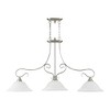Livex Lighting Coronado 3 - Light Island Pendant Light in  Brushed Nickel - 2 of 4