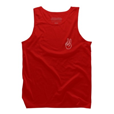 Men's Design By Humans peace By desiredesign Tank Top