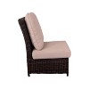 Courtyard Casual Cheshire Armless Middle for sectional Middle Chair can not recline Solution Dyed Acrylic with EverBloc DWR Treatment - 3 of 4