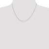 Black Bow Jewelry 1.5mm, Sterling Silver Solid Rolo Chain Necklace - 2 of 4