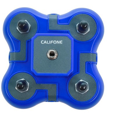 Califone Listening First 1114-BL Stereo Jackbox, 4-Position, Blue