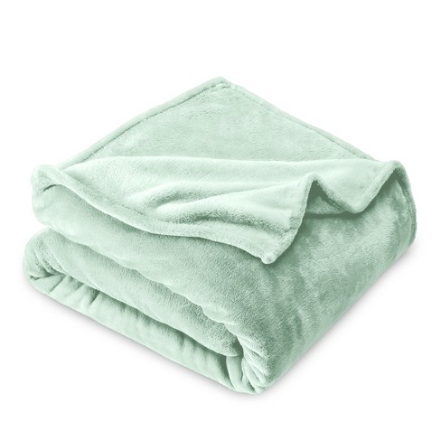 Mint green throw blanket sale