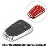 Unique Bargains TPU 5 Button Car Key Fob Case for Cadillac XT5 2017-2020 - 3 of 4