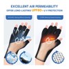 Saviland UV-Armor Gloves: UPF200+ Fingerless Defense w/99.9% UVA/UVB Block - Gel Lamp Shield for Salon Professionals .(Black) - 3 of 4