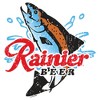 Men's Pabst Blue Ribbon Rainier Fishing Logo T-Shirt - 2 of 4