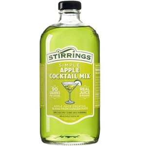 Stirrings Simple Apple Cocktail Mix 750ml Bottles - Real Juice No Preservatives - 90 Calories - Drink Mixer - 1 of 4