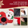 SEVOBAL Inflatable Holiday Decorations 7FT Christmas Inflatable Decoration Inflatable Santa Lying on Floor Yard Decor, Multi, 82.7"*29.5"*41.3" - 3 of 4