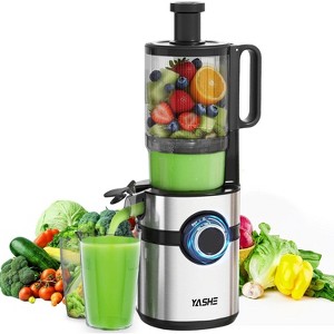 OSTBA Juicer Machines, Cold Press Juicer For Whole Vegetables and Fruits, Easy to Clean for Batch Juicing - 1 of 4