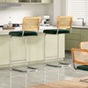 FURNIinspire Dining Chair, Counter Height Bar Stools Set of 2, Bar Chairs and Stools, Armless, Ideal for Kitchen Islands, Green, 18.9"*17.7"*42.5" - 4 of 4
