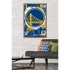 Trends International NBA Golden State Warriors - Maximalist Logo 23 Framed Wall Poster Prints - 2 of 4