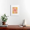 Deny Designs Thirty One Illustrations Tiger Moon in Tangerine Framed Wall Art Print - 2 of 4