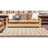 Unique Loom    Outdoor Trellis Moroccan Area Rug - 3 of 4