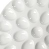 Gibson Our Table Simply White 13 Inch Egg Serving Platter - image 3 of 4