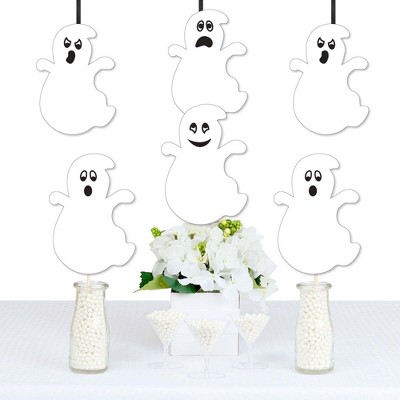 Big Dot of Happiness Spooky Ghost - Ghost Decorations DIY Halloween Party Essentials - Set of 20