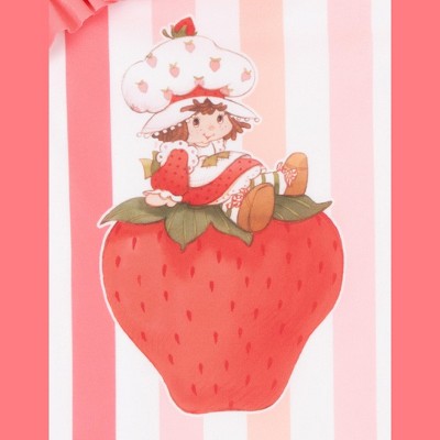 Strawberry Shortcake Big Girls One Piece Bathing Suit UPF 50+ Coral Pink 10-12 — фото 3