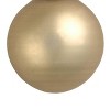 Northlight 4ct Gold Matte Finish Glass Christmas Ball Ornaments 4.75" (120mm) - 2 of 3