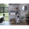 LunaLulinlk Kitchen Cupboard Set Double Door Cabinet - 2 of 4