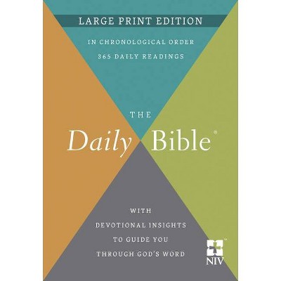 The Daily Bible(r) Large Print Edition - by  F Lagard Smith (Hardcover)