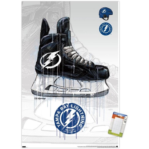 Trends International Nhl Tampa Bay Lightning - Champions 23 Framed Wall  Poster Prints White Framed Version 22.375 X 34 : Target