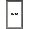 PosterPalooza | Slim Profile Silver Picture Frame - UV Acrylic, Foam Board Backing, Hanging Hardware - 2 of 4