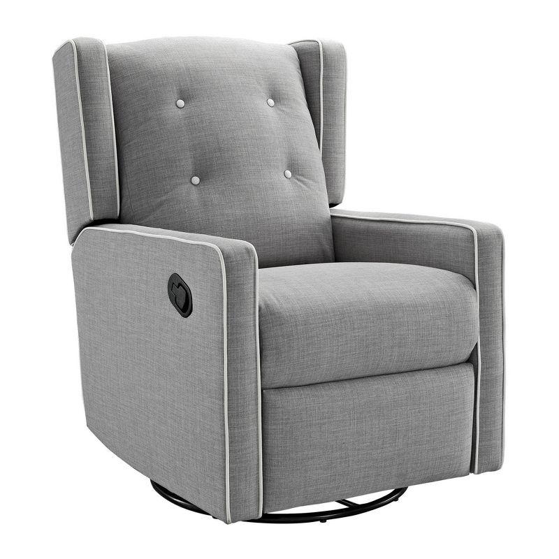  Baby Relax Shirley Swivel Glider Recliner Chair, 1 of 8
