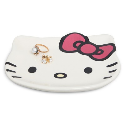 Sanrio Hello Kitty and Friends Womens 18kt Gold Plated Bracelet with Bow Charm Pendants - 6.5 + 1, Officially Licensed