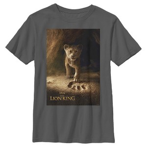 Boy's Lion King Simba Paw Movie Poster T-Shirt - 1 of 4