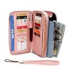 BEAFUP Women’s Wallet,RFID Blocking Wallet with Double Zipper & 12+ Card Slots - Large Capacity Travel Purse for Daily Use,and Shopping - 2 of 4