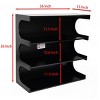 4-Tier Industrial Coffee Tables Organizer Shelves,Book Shelf & Coffee Table with Storage,Display Rack for Living Room Entryway-Baofuwish - 4 of 4