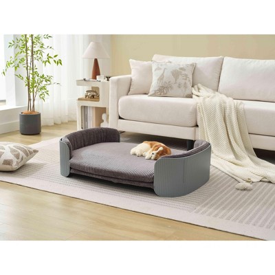 ROOMTEC Cat Couch Bed, Pet Sofa for Indoor Cats w/Removable Mattress Cover Suitable for Mid or large animal