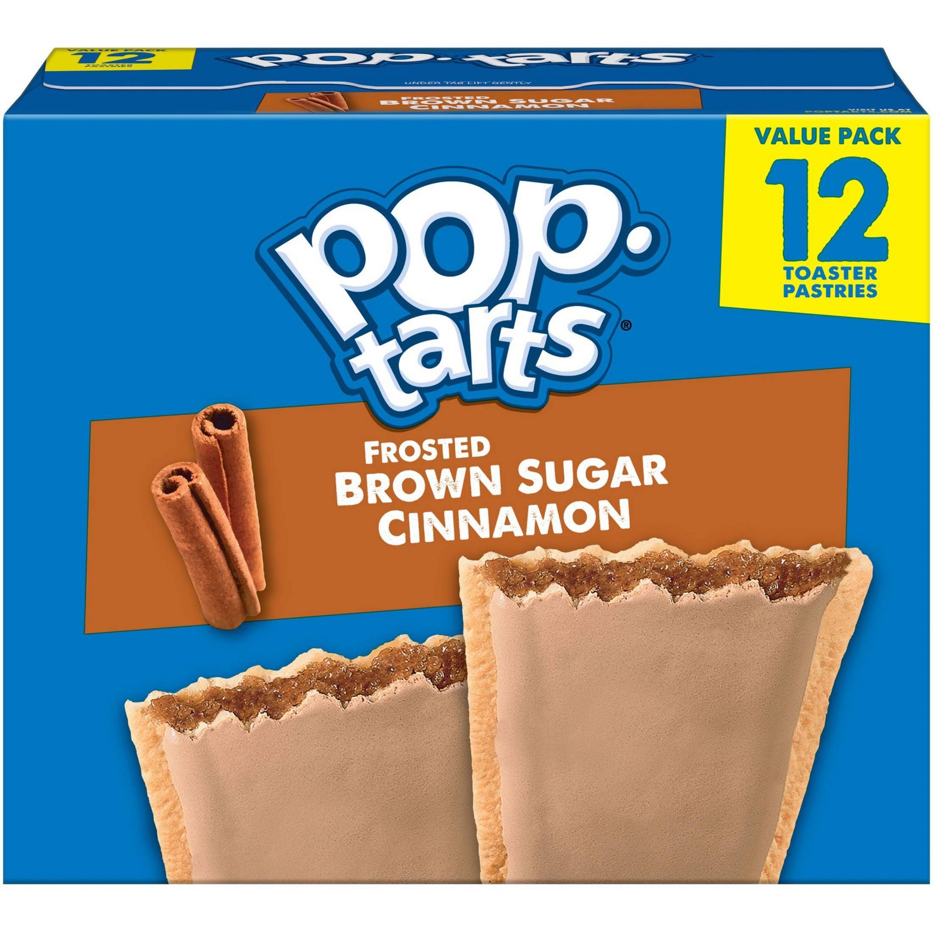 Pop-Tarts Frosted Brown Sugar Cinnamon Pastries - 12ct/20.31oz