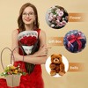 Unique Bargains Floral Bouquet Bag with Handle for Birthday Wedding Christmas Yellowish Brown 10 Pcs - 4 of 4