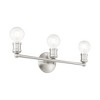 Livex Lighting Lansdale 3 - Light Vanity in  Brushed Nickel - 4 of 4
