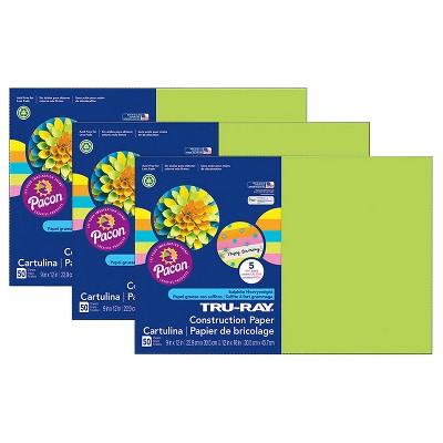 Tru Ray Sulphite Construction Paper 18 x 24 Inches Purple 50 Sheets