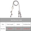 INSPIRE CHIC Women's Woven Braided Rope Tassels Chain Skinny Boho Waist Belts 1 Pc - 4 of 4