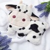 Zodaca Lavender Scented Microwavable Stuffed Animal Cow Plush Heating Pad for Pain Relief - 2 of 4